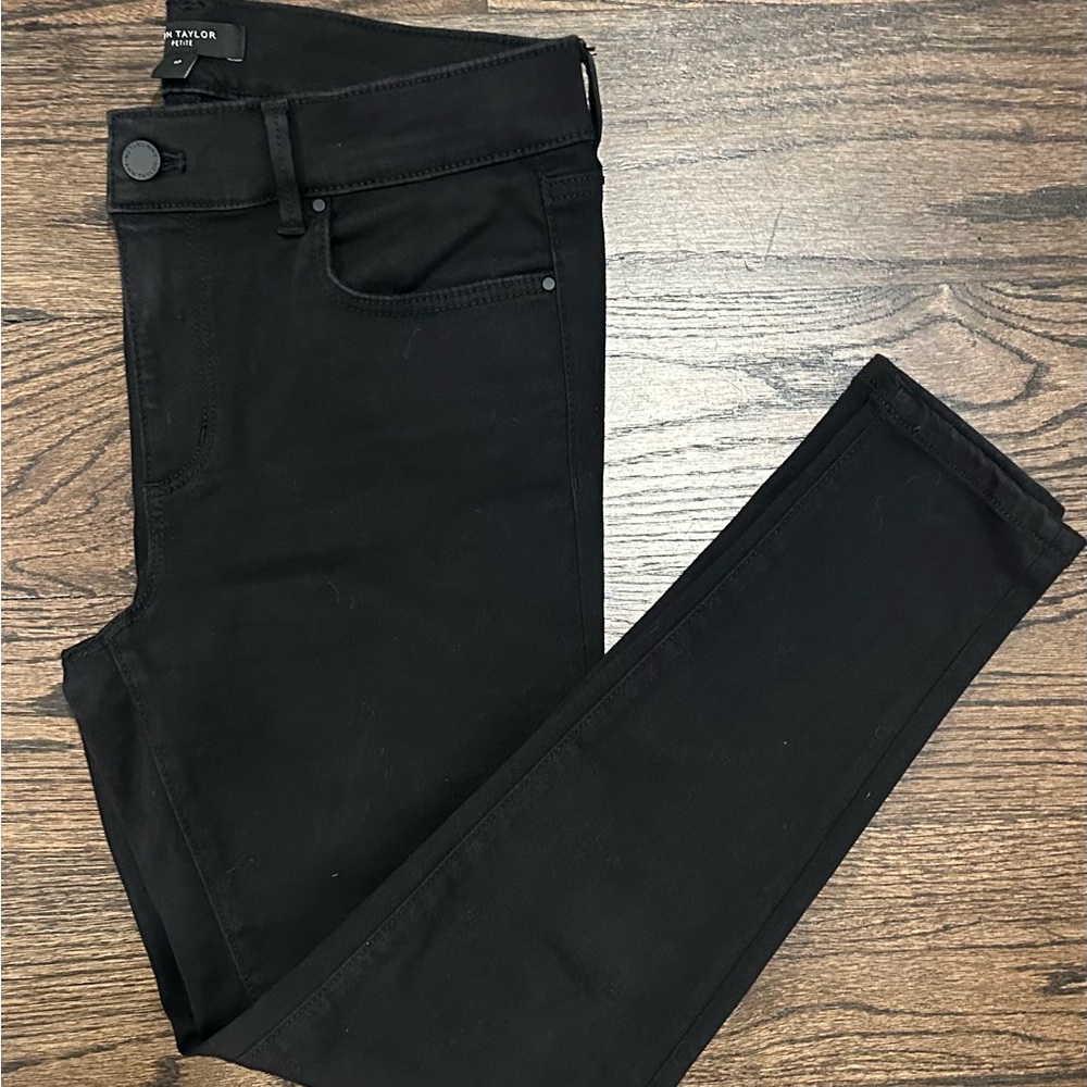 Ann Taylor Women's Jet Black Skinny Jeans